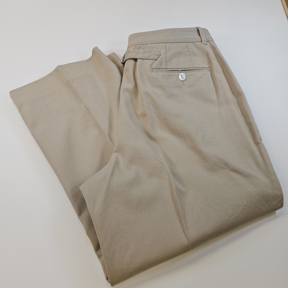 Lauren Ralph Lauren Size 18W Classic Tan Beige Khaki Pants
